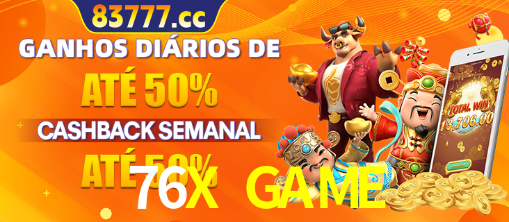 Anúncio de um membro ganhador do cassino 76X GAME que ganhou R$2.193.486,00 jogando o slot PG Fortune Tiger, com os mascotes do jogo comemorando o prêmio.
