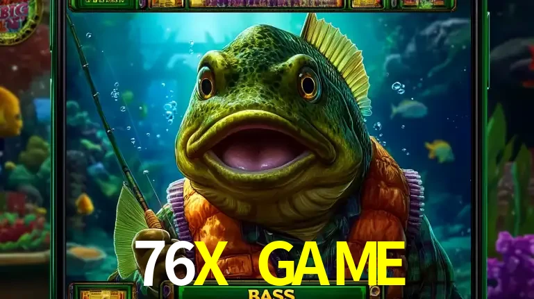 Personagem de peixe pescador do popular jogo de slot com tema de pescaria, uma das emocionantes opções de caça-níqueis para jogar e ganhar no cassino 76X GAME.